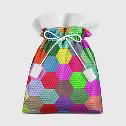 Мешок для подарков Геометрический узор Pattern, цвет: 3D-принт