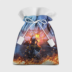 Мешок для подарков ELDEN RING БИТВА С ДРАКОНОМ, цвет: 3D-принт