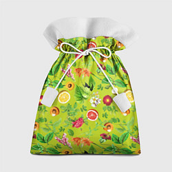 Мешок для подарков Летнее настроение - фрукты, цвет: 3D-принт