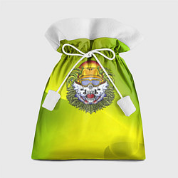 Мешок для подарков Череп и жаркое солнце, цвет: 3D-принт