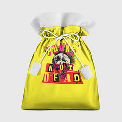 Мешок для подарков Punks Not Dead - Панки Хой!, цвет: 3D-принт