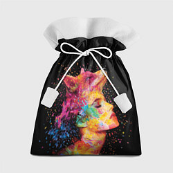 Мешок для подарков Девушка -лиса, цвет: 3D-принт