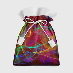 Мешок для подарков Color neon pattern Vanguard, цвет: 3D-принт