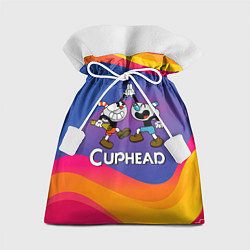 Мешок для подарков Веселые чашечки - Cuphead, цвет: 3D-принт