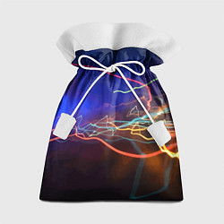 Мешок для подарков Neon vanguard pattern Lightning Fashion 2023, цвет: 3D-принт