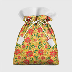 Подарочный мешок Оранжевая хохлома