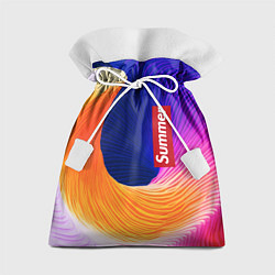 Мешок для подарков Цветная волна Summer, цвет: 3D-принт