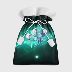 Мешок для подарков 2 слоника, цвет: 3D-принт