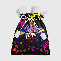 Мешок для подарков Poppy Playtime Huggy, Kissy, Poppy, Mommy Long Leg, цвет: 3D-принт