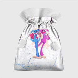 Мешок для подарков Влюбленные Хагги Вагги и Кисси Мисси, цвет: 3D-принт