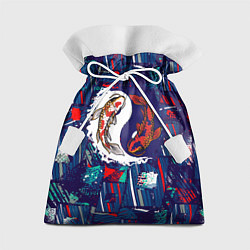 Мешок для подарков Рыбки Инь и ян, цвет: 3D-принт
