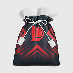 Мешок для подарков Красный Символ League of Legends на темном фоне со, цвет: 3D-принт