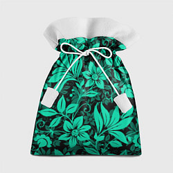 Мешок для подарков Ажурный цветочный летний орнамент, цвет: 3D-принт