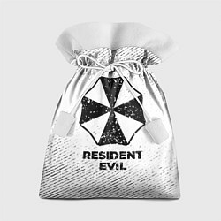 Мешок для подарков Resident Evil с потертостями на светлом фоне, цвет: 3D-принт