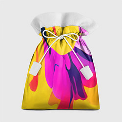 Мешок для подарков Яркие позитивные узоры, цвет: 3D-принт