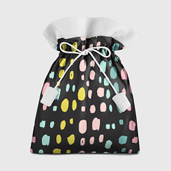 Мешок для подарков Разноцветные абстрактные пятна, цвет: 3D-принт
