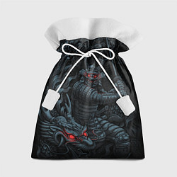 Мешок для подарков Демонический самурай с драконом, цвет: 3D-принт
