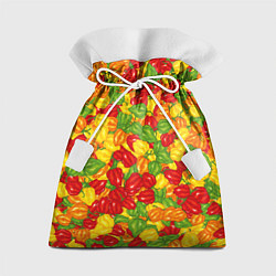 Мешок для подарков Острый перц Хабанеро, цвет: 3D-принт