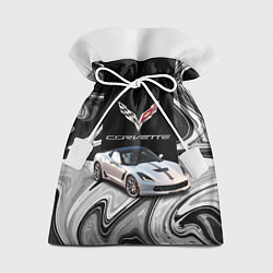 Мешок для подарков Chevrolet Corvette - Motorsport - Racing team, цвет: 3D-принт
