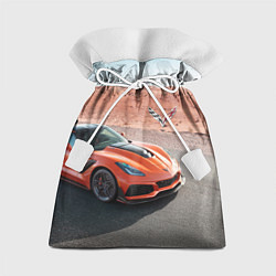 Мешок для подарков Chevrolet Corvette - Motorsport - Desert, цвет: 3D-принт