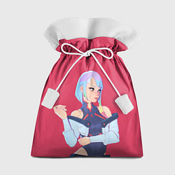 Мешок для подарков Lucy: Cyberpunk, цвет: 3D-принт