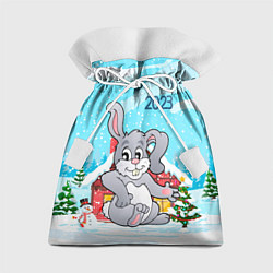 Мешок для подарков Кролик 2023 новый год, цвет: 3D-принт