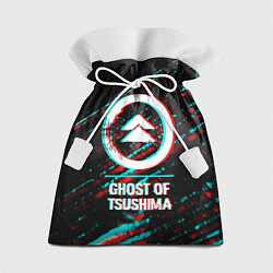 Мешок для подарков Ghost of Tsushima в стиле glitch и баги графики на, цвет: 3D-принт