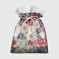 Мешок для подарков Цветы роз, цвет: 3D-принт