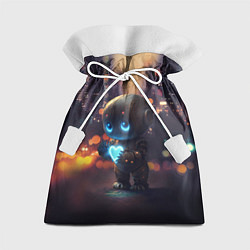 Мешок для подарков Робот с сердцем, цвет: 3D-принт