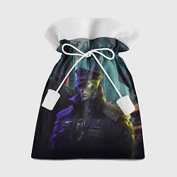 Мешок для подарков Генерал в киберпанк, цвет: 3D-принт
