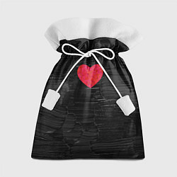 Мешок для подарков Black Valentin, цвет: 3D-принт