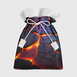 Мешок для подарков Неоновая лава - течение, цвет: 3D-принт