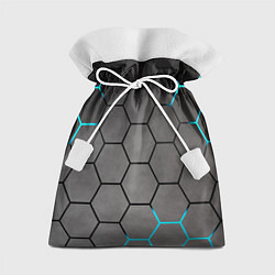 Мешок для подарков Броня текстура неоновая, цвет: 3D-принт