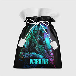Мешок для подарков Воин в стиле киберпанк, цвет: 3D-принт