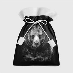 Мешок для подарков Медведь тотем славян, цвет: 3D-принт