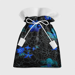 Мешок для подарков Неоновые цветы, цвет: 3D-принт
