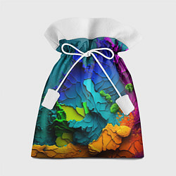 Мешок для подарков Взрыв красок, цвет: 3D-принт
