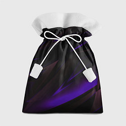 Мешок для подарков Blue stripes geometry, цвет: 3D-принт