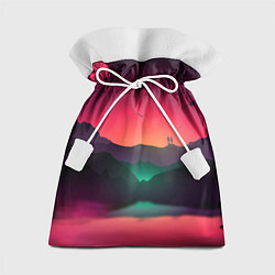 Мешок для подарков Неоновая природа, цвет: 3D-принт