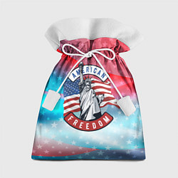 Мешок для подарков American freedom, цвет: 3D-принт