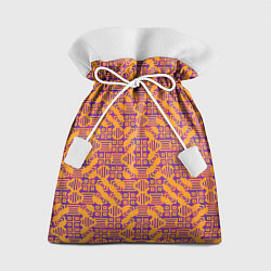 Мешок для подарков Фиолетовый векторный узор, цвет: 3D-принт