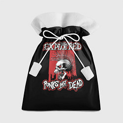 Мешок для подарков Exploited - punks not dead, цвет: 3D-принт