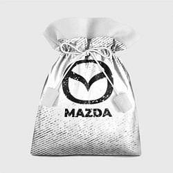 Мешок для подарков Mazda с потертостями на светлом фоне, цвет: 3D-принт
