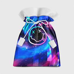 Мешок для подарков Nirvana неоновый космос, цвет: 3D-принт