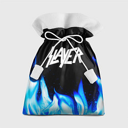 Мешок для подарков Slayer blue fire, цвет: 3D-принт