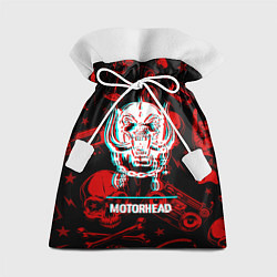 Мешок для подарков Motorhead rock glitch, цвет: 3D-принт