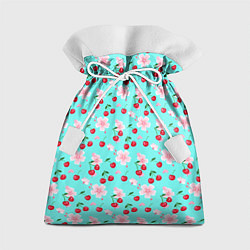 Мешок для подарков Паттерн цветущая вишня, цвет: 3D-принт