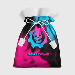 Мешок для подарков Gears of War - neon gradient, цвет: 3D-принт