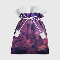 Мешок для подарков Текстура - Purple galaxy, цвет: 3D-принт