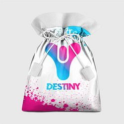 Мешок для подарков Destiny neon gradient style, цвет: 3D-принт